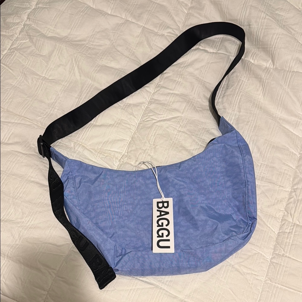 Baggu Bluebell Crossbody Crescent Bag